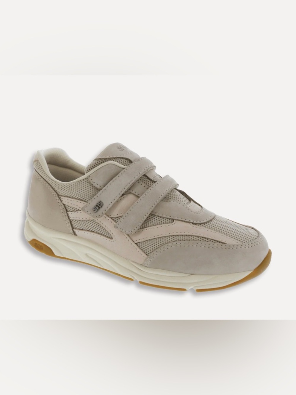 SAS Velcro Sneaker in Taupe